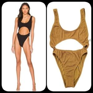 Good American Always Fits Monokini in Bronze/Brown Size S/M